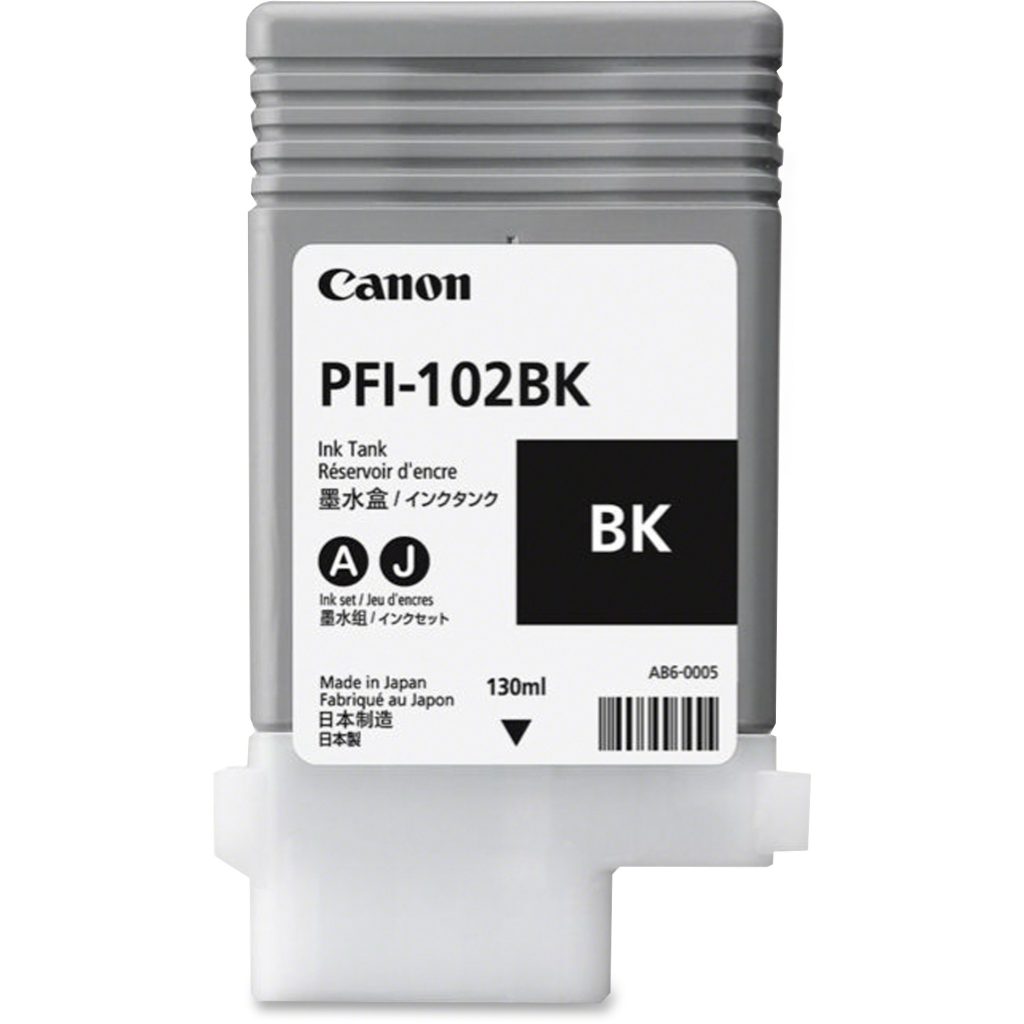 Kasetė Canon PFI-102K (0895B001) BK 130ml OEM