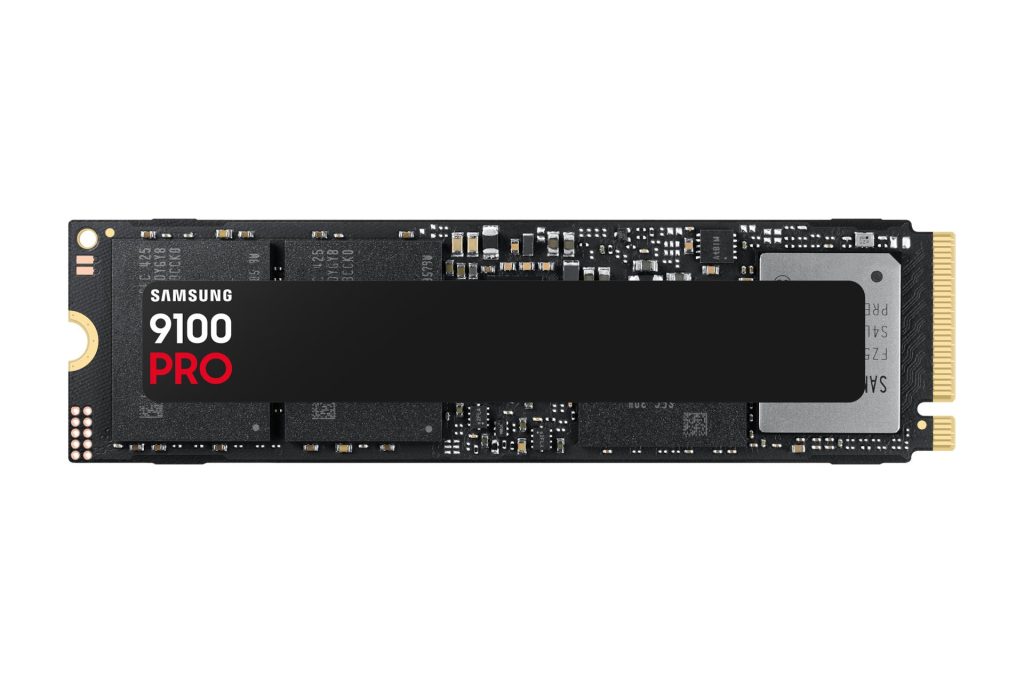 SSD|SAMSUNG|9100 PRO|4TB|M.2|PCIe Gen5|NVMe|TLC|Write speed 13400 MBytes/sec|Read speed 14800 MBytes/sec|2.38mm|TBW 2400 TB|MZ-VAP4T0BW