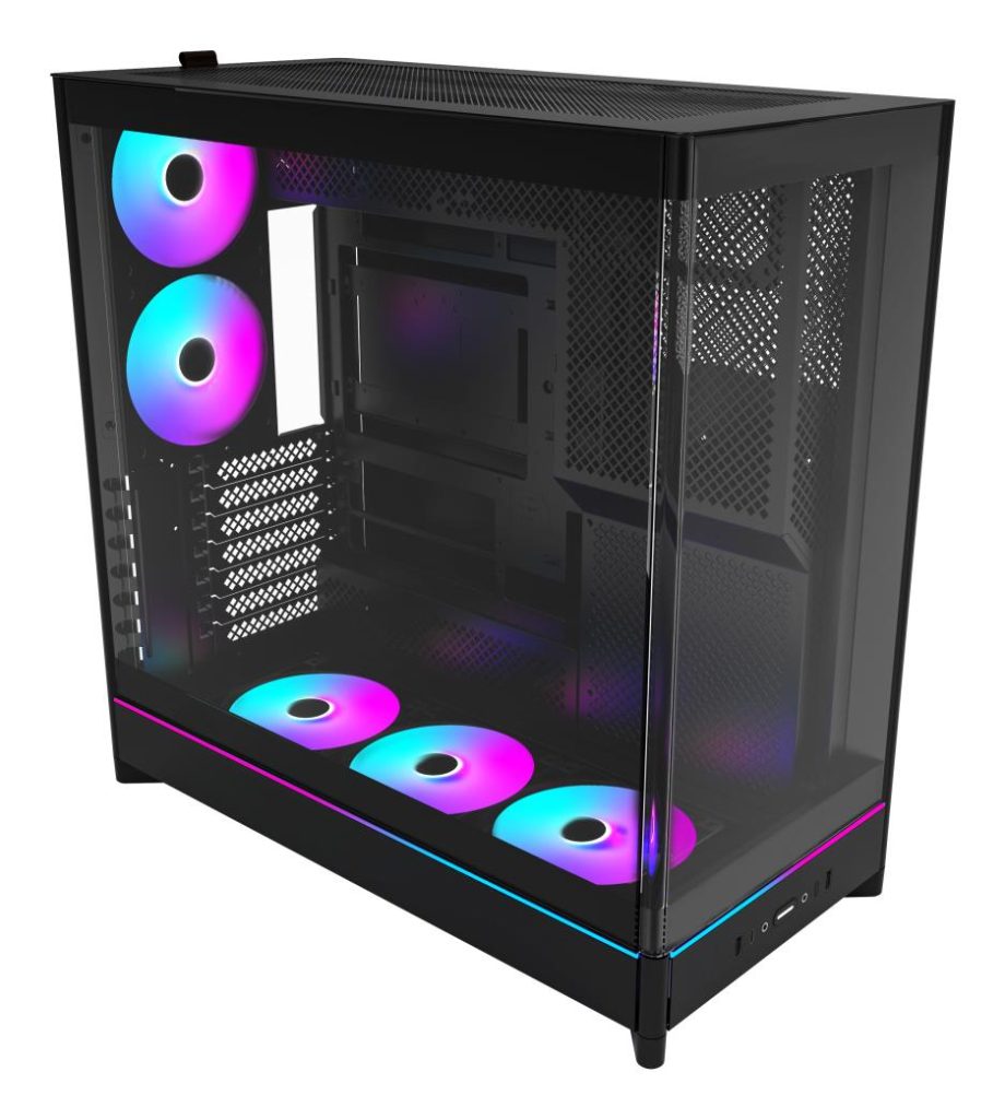 Case|MONTECH|HS02 PRO|MidiTower|Case product features Removeable HDD basket/Transparent panel|Not included|ATX|MicroATX|MiniITX|Colour Black|HS02PRO(B)