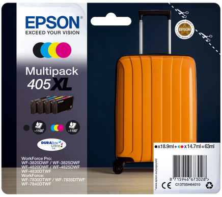 Kasetė Epson 405XL (C13T05H64010) Multipack OEM
