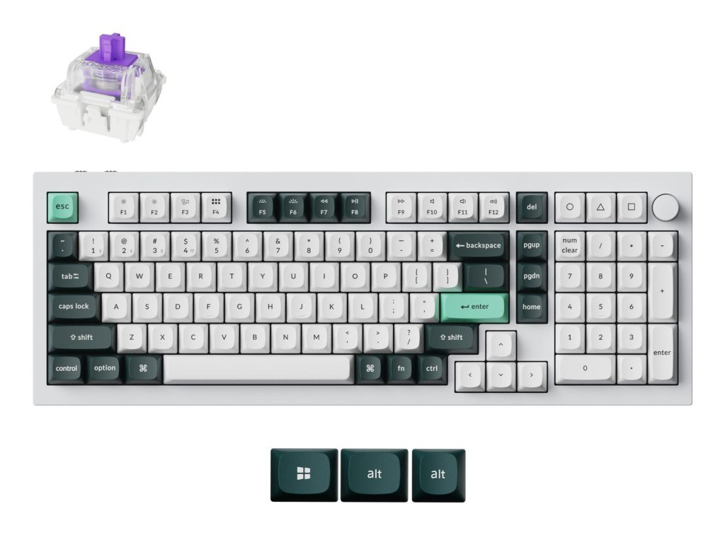 KEYBOARD WRL Q5 HE RGB/SHELL WHITE Q5H-P1 KEYCHRON
