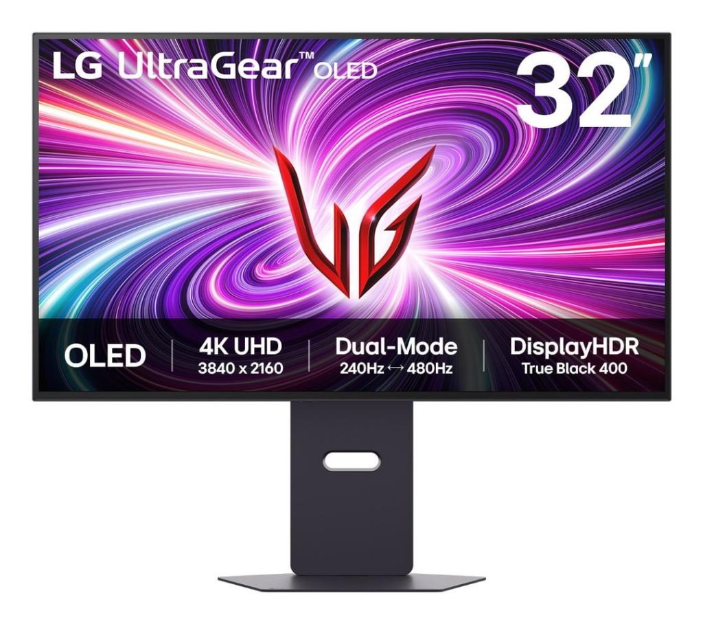 Monitor|LG|32GS95UV-B|32"|Gaming/4K|Panel OLED|3840x2160|16:9|240 Hz|Matte|0.03 ms|Speakers|Swivel|Pivot|Height adjustable|Tilt|32GS95UV-B