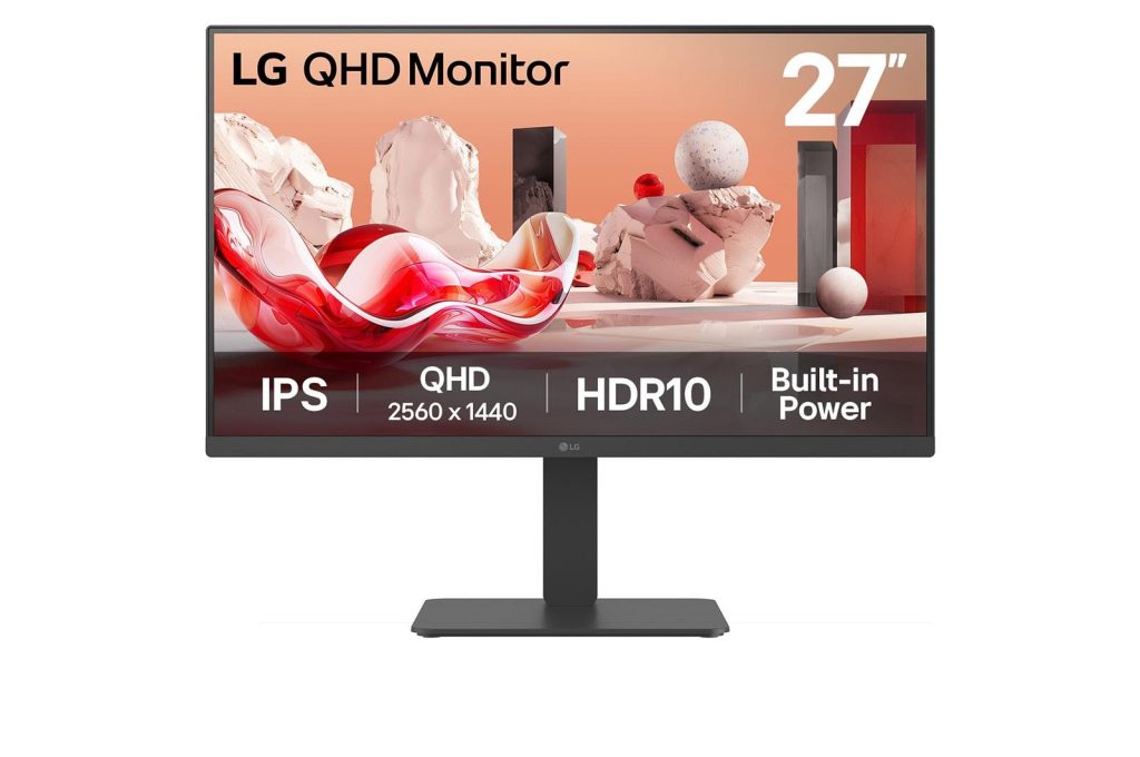 LCD Monitor|LG|27BA45QB-B|27"|Panel IPS|2560x1440|16:9|100Hz|Matte|Speakers|Swivel|Pivot|Height adjustable|Tilt|Colour Black|27BA45QB-B