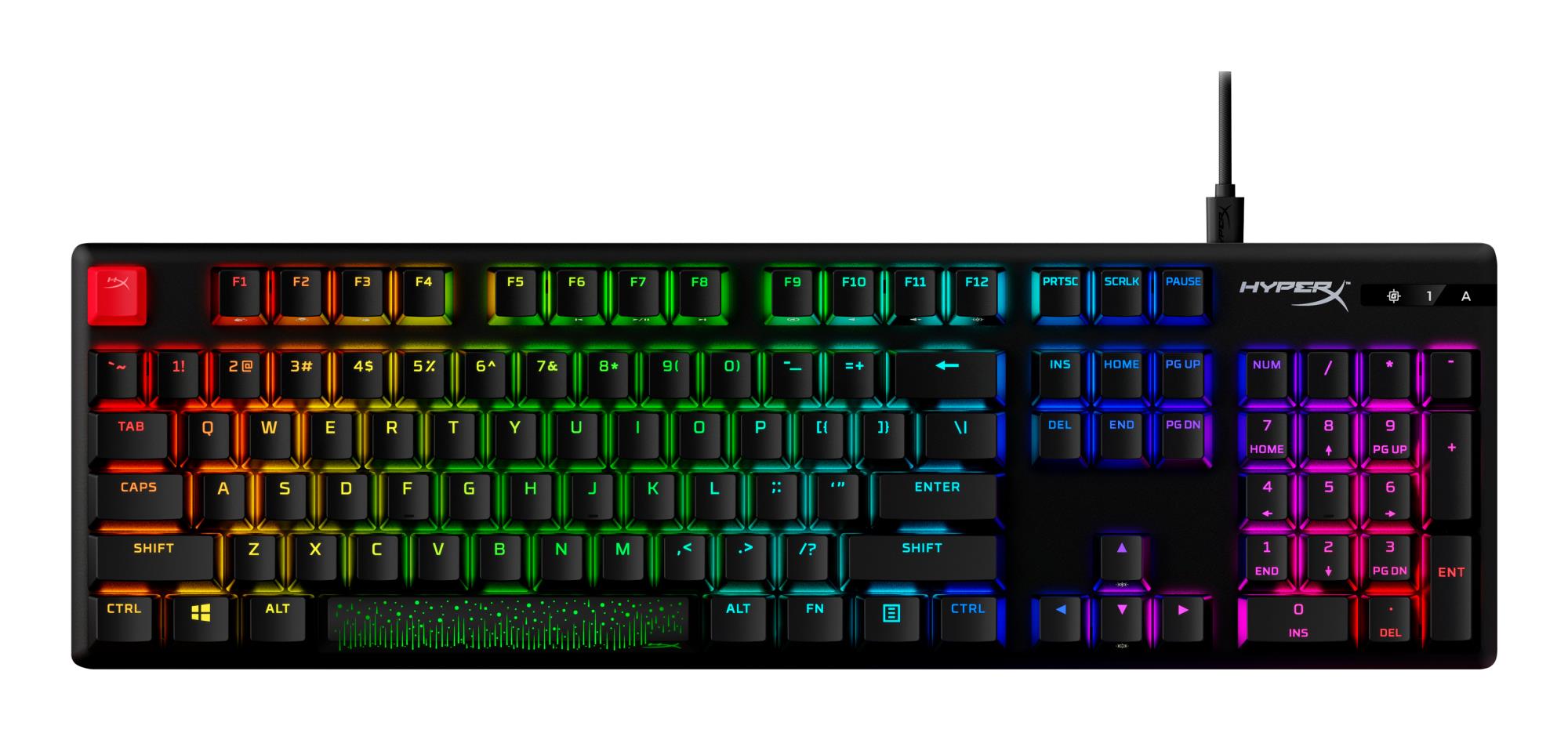 KEYBOARD ALLOY ORIGINS PBT HX/RED 639N3AA#ABA HYPERX