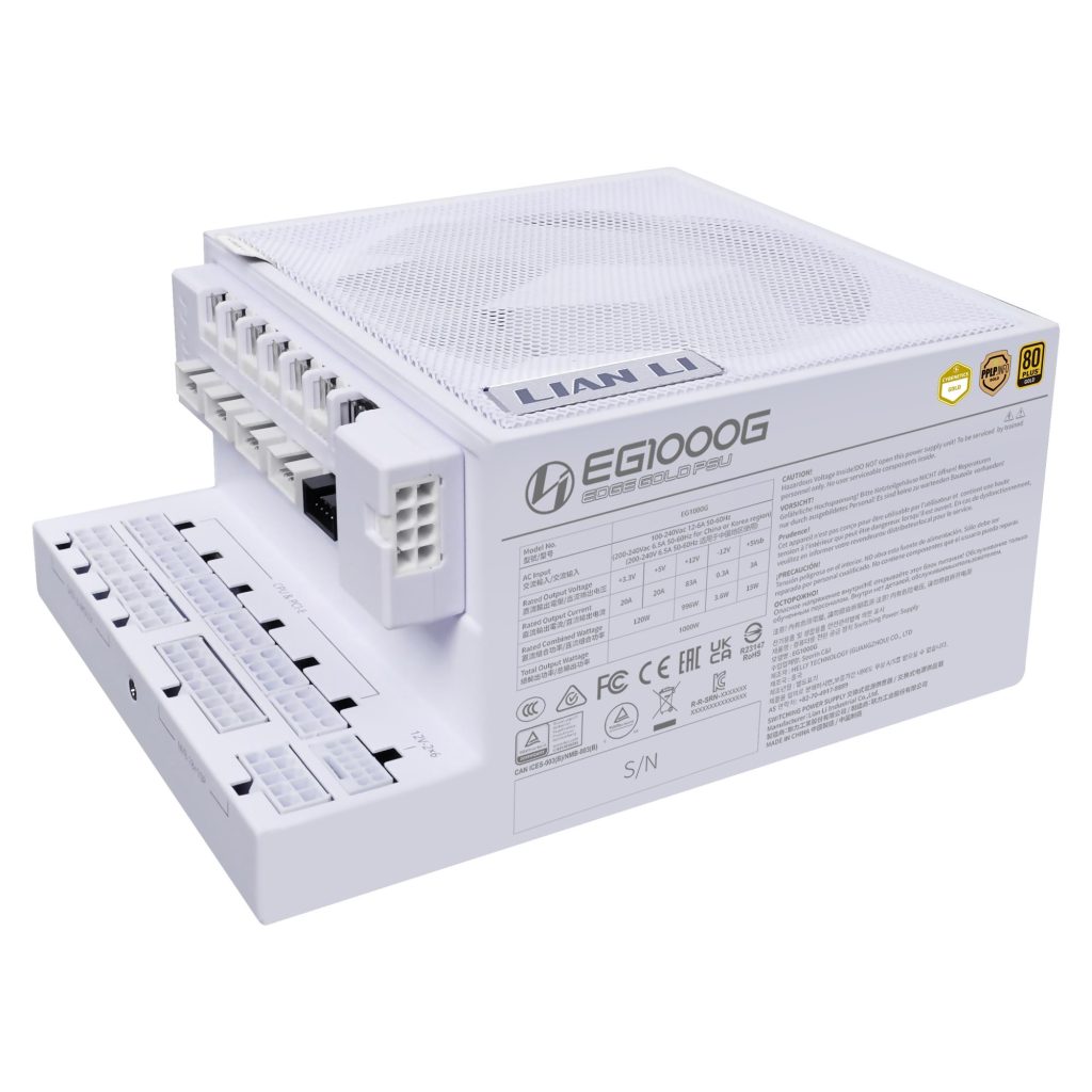 Power Supply|LIAN LI|EG1000G|ATX|PC|100 - 240 V|1000 W|G9P.EG1000G.WH00.EU