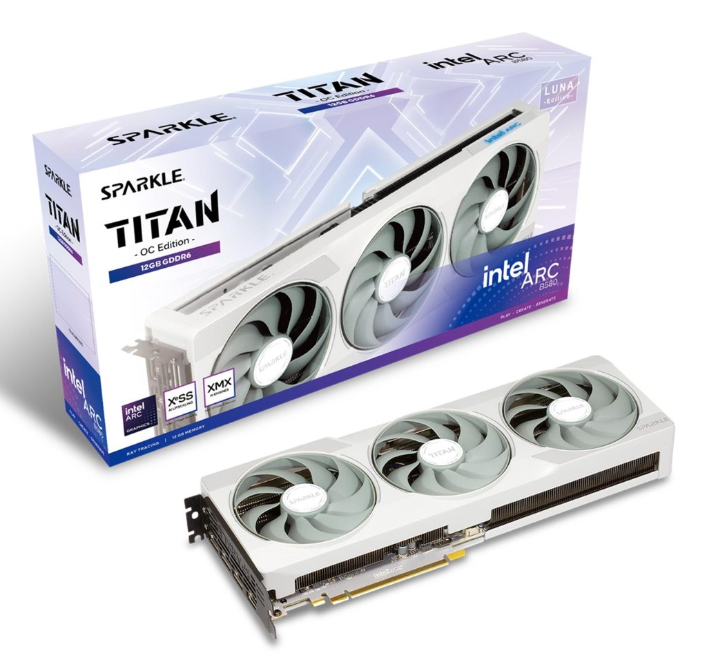 Graphics Card|SPARKLE|Intel Arc B580|12 GB|GDDR6|192 bit|PCIE 4.0 8x|Active|SB580TW-12GOC