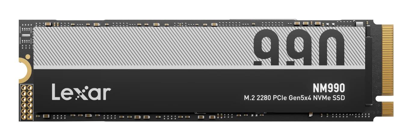 SSD|LEXAR|NM990|1TB|M.2|NVMe|Write speed 7500 MBytes/sec|Read speed 14000 MBytes/sec|2.45mm|TBW 750 TB|MTBF 1500000 hours|LNM990X001T-RNNNG