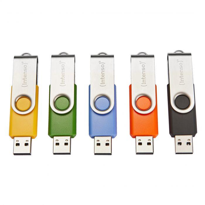 MEMORY DRIVE FLASH USB2 10X8GB/MULTIPACK 3503561 INTENSO