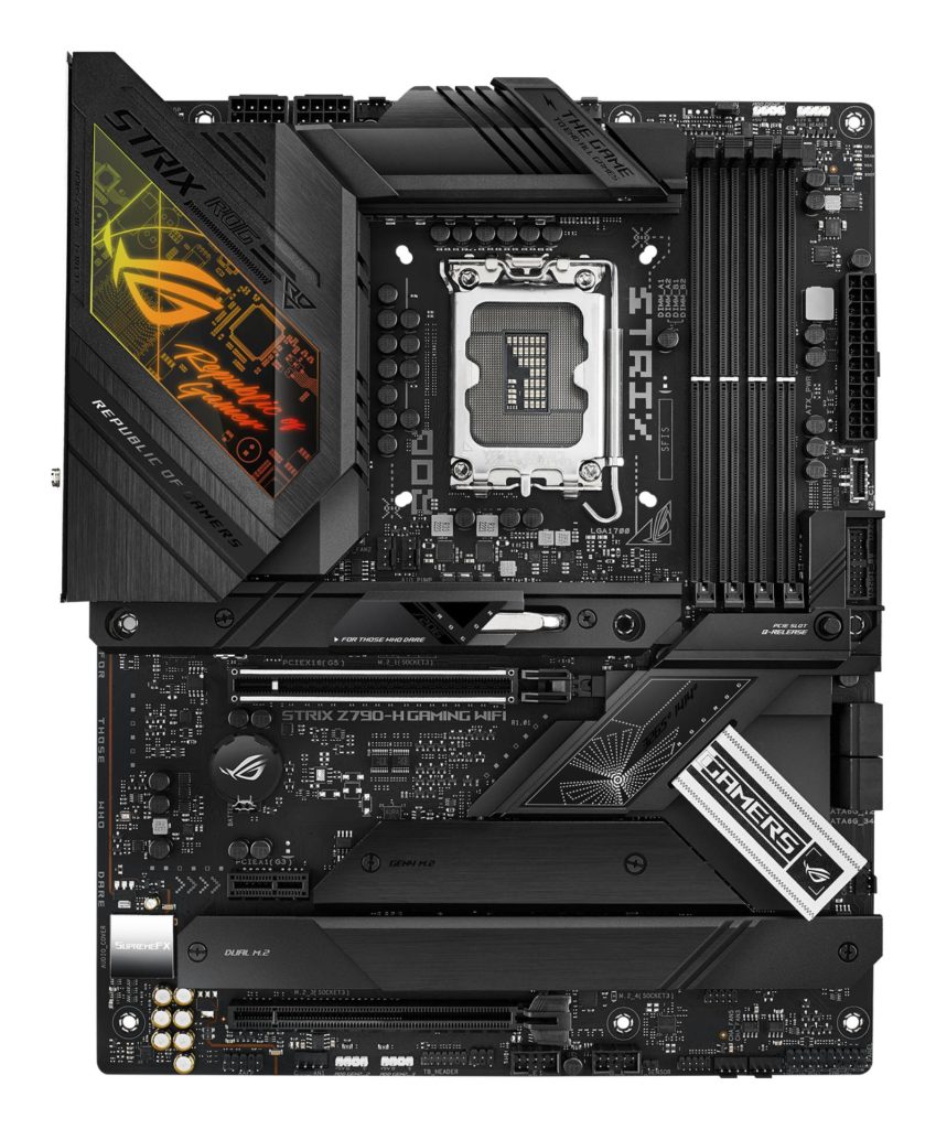 Mainboard|ASUS|Intel Z790|LGA1700|ATX|Memory DDR5|Memory slots 4|1xPCI-Express 3.0 1x|1xPCI-Express 4.0 16x|1xPCI-Express 5.0 16x|4xM.2|1xHDMI|1xDisplayPort|2xUSB 2.0|6xUSB 3.2|2xUSB-C|1xOptical S/PDIF|1xRJ45|5xAudio port|STRIXZ790-HGAMINGWIFI