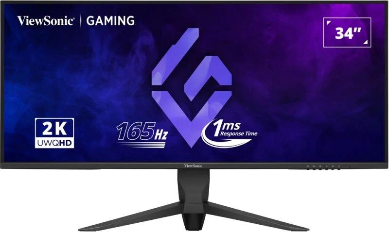 LCD Monitor|VIEWSONIC|34"|Gaming/21 : 9|Panel VA|3440x1440|21:9|165 Hz|Matte|1 ms|Swivel|Height adjustable|Tilt|Colour Black|VX3480-2K-PRO
