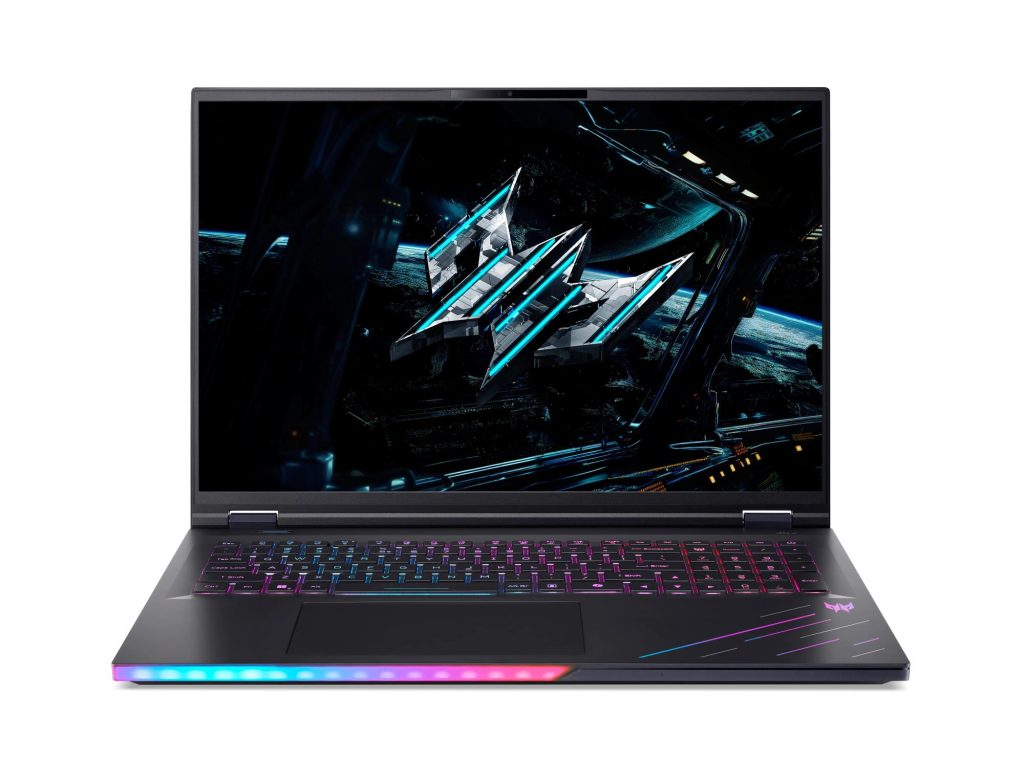 Notebook|ACER|Predator|HELIOS 18 AI|CPU Intel Core Ultra 9|275HX|18 "|2560 x 1600 pixels|RAM 32 GB|DDR5-SDRAM|SSD 1000 GB|Discrete graphics NVIDIA GeForce RTX 5080|16 GB|On-board graphics Yes|Keyboard language English|OS installed Windows 11 Home|Colour Black|Weight 3.5 kg|NH.QVYEL.004