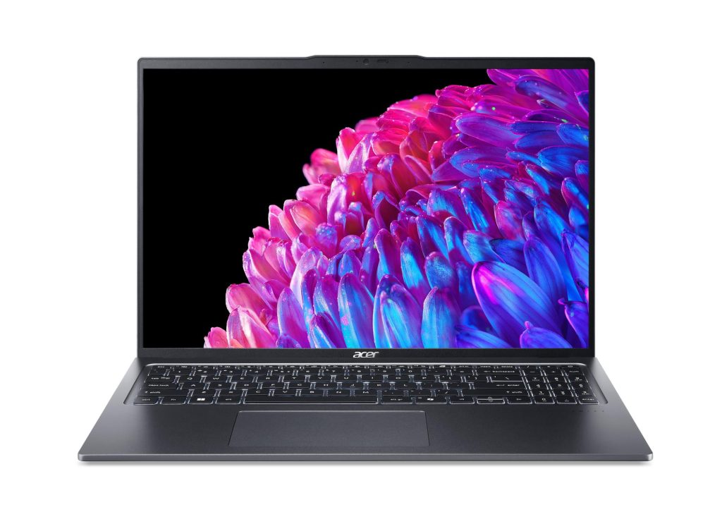 Notebook|ACER|Swift|Go 16|SFG16-72|CPU Core Ultra|u7-155H|3800 MHz|16"|3200x2000|RAM 16GB|LPDDR5x|SSD 1TB|Intel ARC Graphics|Integrated|ENG/RUS|Card Reader microSD|Windows 11 Home|Steel Grey|1.6 kg|NX.KWNEL.004