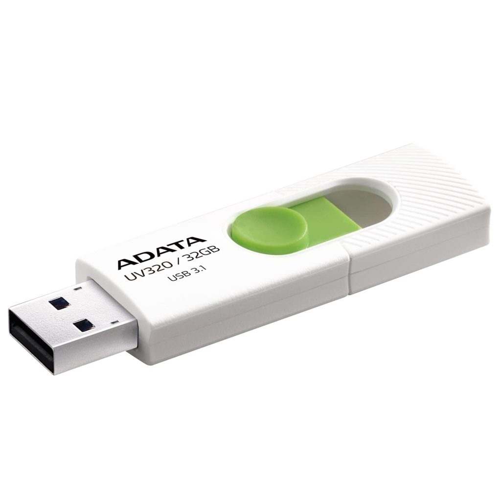 MEMORY DRIVE FLASH USB3.1 32GB/WHITE AUV320-32G-RWHGN ADATA