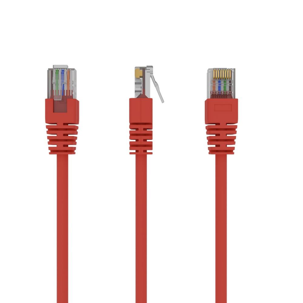 PATCH CABLE CAT5E UTP 0.5M/RED PP12-0.5M/R GEMBIRD