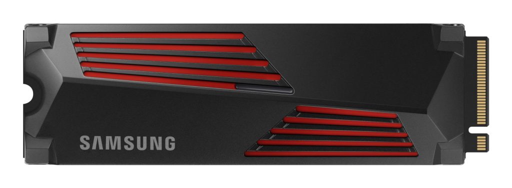 SSD|SAMSUNG|990 PRO with Heatsink|2TB|M.2|PCIE|NVMe|MLC|Write speed 6900 MBytes/sec|Read speed 7450 MBytes/sec|2.3mm|TBW 1200 TB|MTBF 1500000 hours|MZ-V9P2T0GW