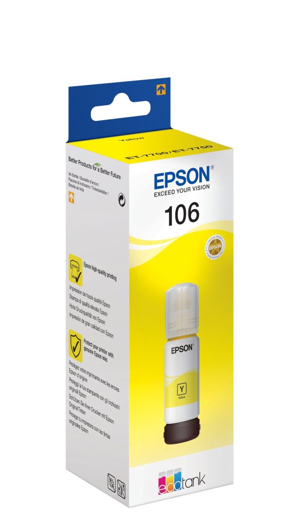 Ink Epson 106 (C13T00R440) YL 5K OEM