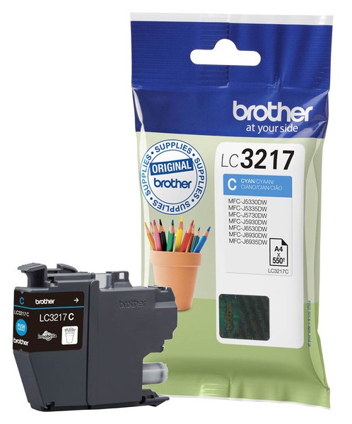 Kasetė Brother LC3217 CY 550psl OEM