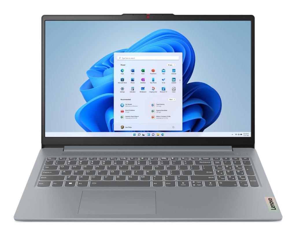 Notebook|LENOVO|IdeaPad|IdeaPad Slim 3 15AMN8|CPU AMD RyzenT 5|7520U|2.8 GHz|15.6 "|1920 x 1080 pixels|RAM 16 GB|LPDDR5-SDRAM|SSD 512 GB|Discrete graphics Not available|On-board graphics Yes|Numeric keypad Yes|Keyboard language English|Colour Grey|Weight 1.62 kg|5500 MHz|82XQ00JYRM