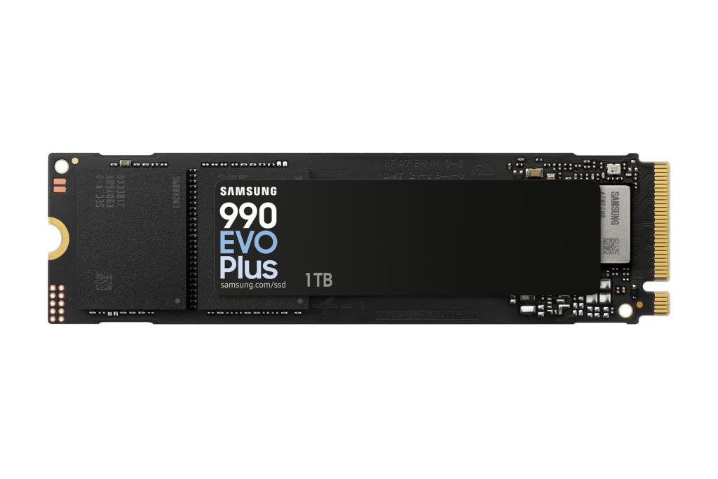 SSD|SAMSUNG|990 EVO Plus|1TB|M.2|PCIe Gen5|NVMe|TLC|Write speed 6300 MBytes/sec|Read speed 7150 MBytes/sec|2.38mm|TBW 1200 TB|MZ-V9S1T0BW