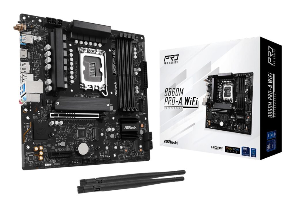 Mainboard|ASROCK|Intel B860 Express|LGA1851|Micro-ATX|Memory DDR5|Memory slots 4|B860MPRO-AWIFI