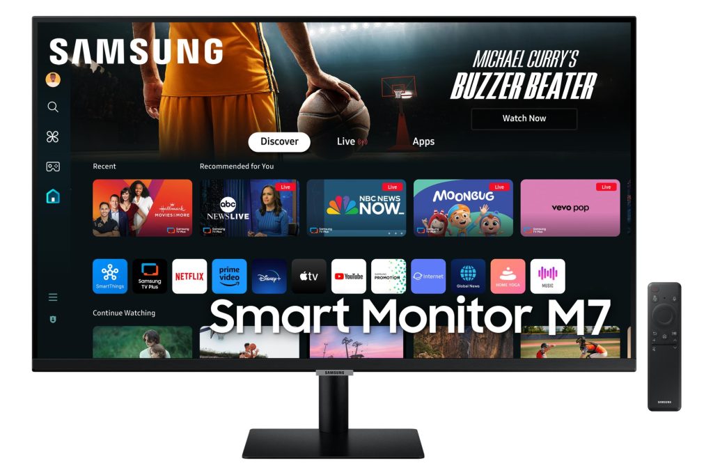 LCD Monitor|SAMSUNG|32"|Smart|Panel VA|3840x2160|16:9|60 Hz|4 ms|Colour Black|LS32DM702UUXDU