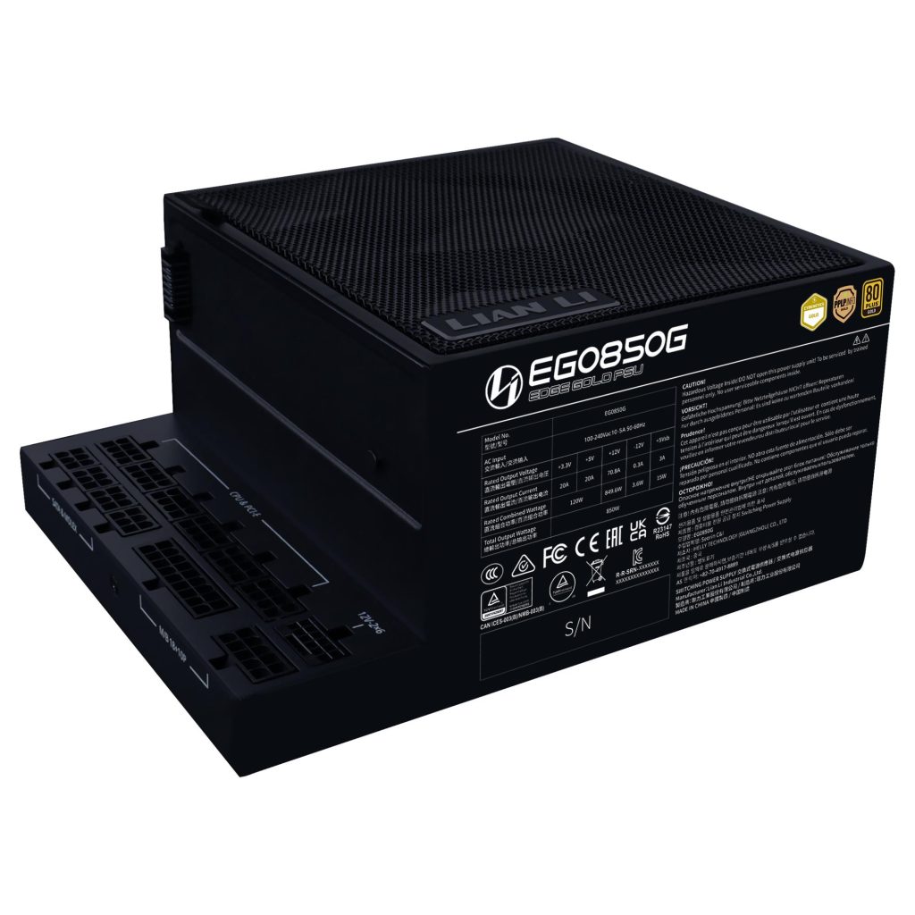 Power Supply|LIAN LI|EDGE GOLD 850|SFX|PC|100 - 240 V|850 W|G9P.EG0850G.B000.EU