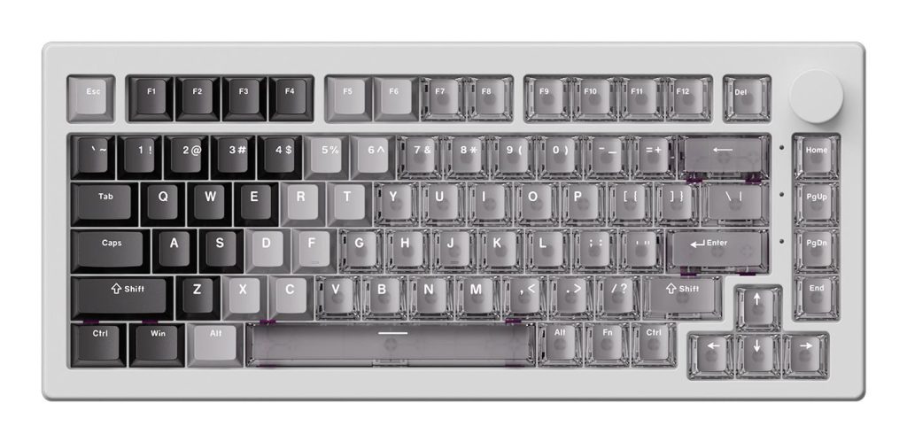 KEYBOARD USB-C 5075 V3-HE/WHITE 006-075-086-060-062 AKKO