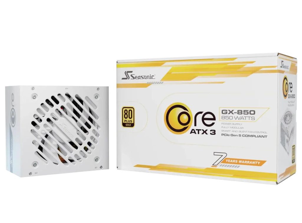 Power Supply|SEASONIC|CORE GX White|ATX|850 W|SRP-CGX851-A5A32SF-W