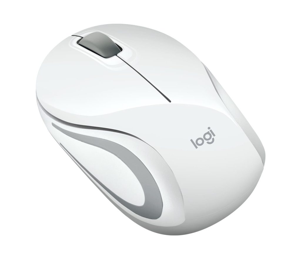 MOUSE USB OPTICAL WRL M187/WHITE 910-002735 LOGITECH
