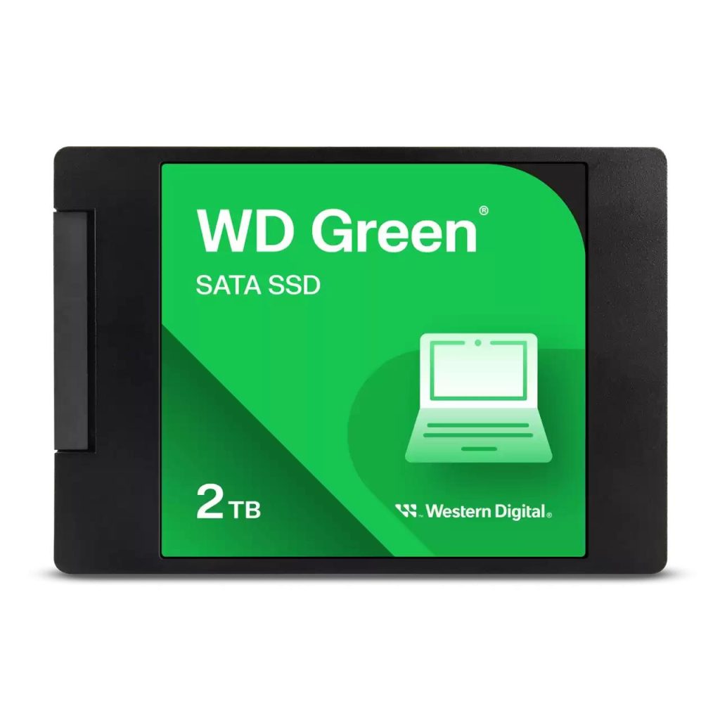 SSD|WESTERN DIGITAL|Green|2TB|SATA|Read speed 545 MBytes/sec|2,5"|MTBF 1000000 hours|WDS200T2G0A