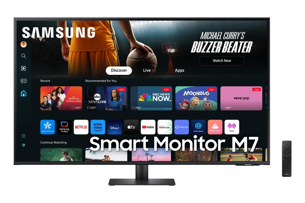 LCD Monitor|SAMSUNG|S43DM702UU|43"|TV Tuner/Smart/4K|Panel VA|3840x2160|16:9|60Hz|4 ms|Speakers|Colour Black|LS43DM702UUXDU