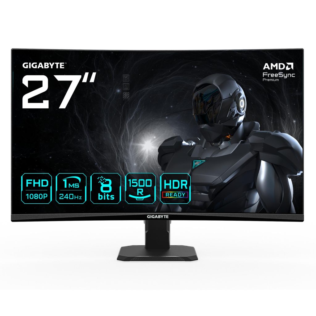 LCD Monitor|GIGABYTE|27 "|1920 x 1080 pixels|Full HD|Native aspect ratio 16:10|LED|Curved|GS27FC2EK