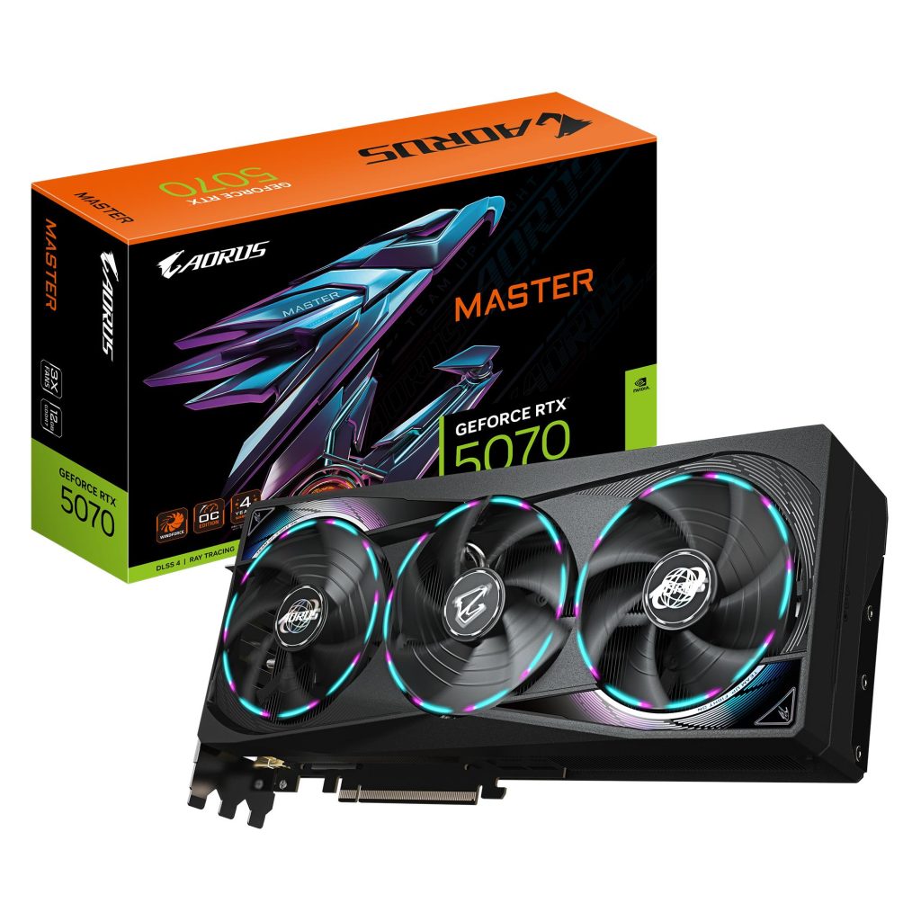 Graphics Card|GIGABYTE|NVIDIA|GeForce RTX 5070|2715 MHz|12 GB|GDDR7|192 bit|PCI Express x16 5.0|Active|GV-N5070AORUSM-12GD