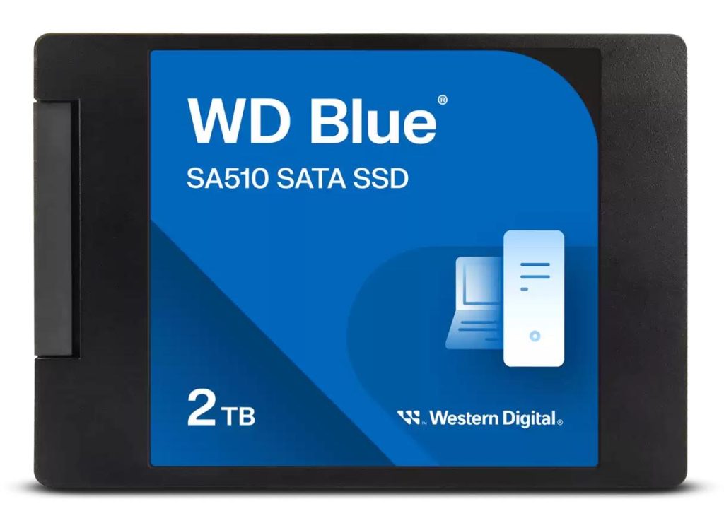 SSD|SANDISK|Blue SA510|POWERED BY SANDISK|2000 GB|Serial ATA III|Write speed 520 MB/s|Read speed 560 MB/s|2.5"|WDS200T3B0A