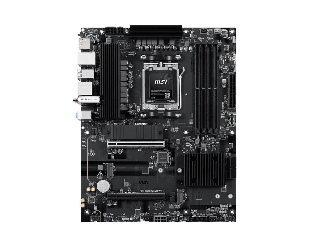 Mainboard|MSI|AMD B850|Socket AM5|ATX|RAM DDR5-SDRAM|4xSlots|Wi-Fi Yes|Bluetooth Yes|3xNumber of M.2 (M) slots|PROB850-SEVOWIFI