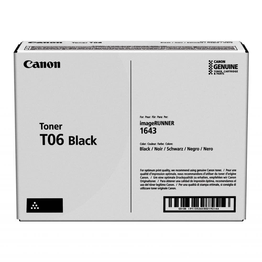 Kasetė Canon T06 (3526C002) BK 20500psl. OEM