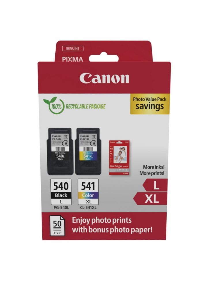 Kasetė Canon PG-540L/CL-541XL (5224B012) CMYK OEM
