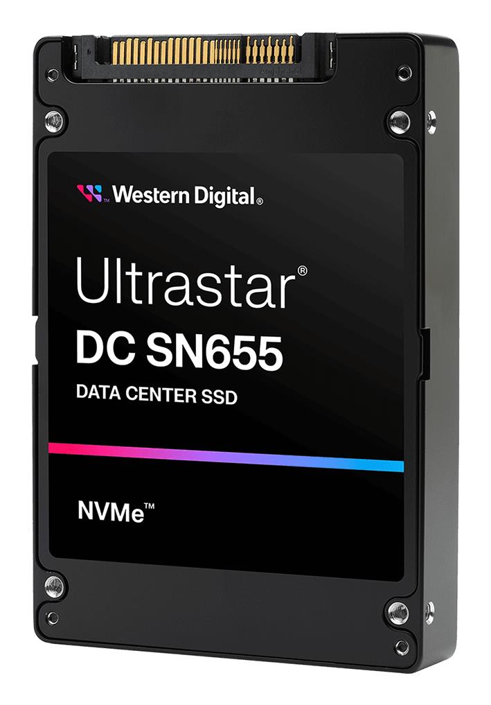 SSD|WESTERN DIGITAL|SSD series Ultrastar DC SN655|7.68TB|PCIe Gen4|NVMe|NAND flash technology TLC|Write speed 2000 MBytes/sec|Read speed 6800 MBytes/sec|Form Factor U.3|MTBF 25000000 hours|0TS2462