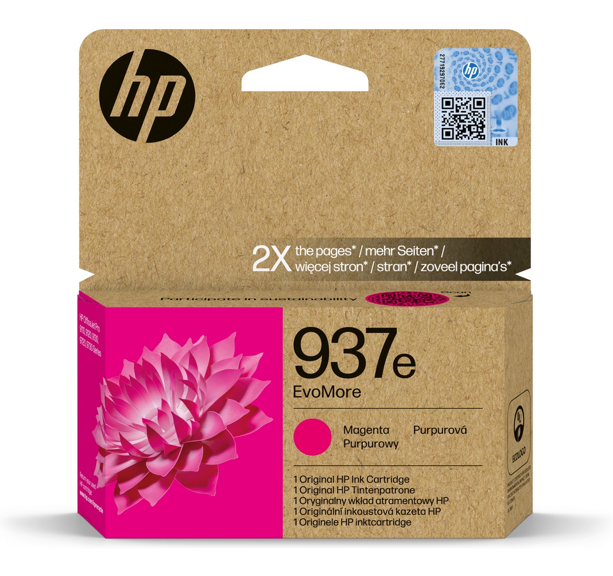 Kasetė HP Ink No.937E (4S6W7NE) MG 1650psl OEM