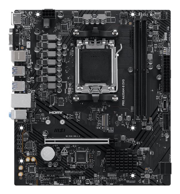 Mainboard|MSI|AMD A620A|Socket AM5|ATX|RAM DDR5-SDRAM|2xSlots|4xNumber of M.2 (M) slots|PROA620AM-BEVO