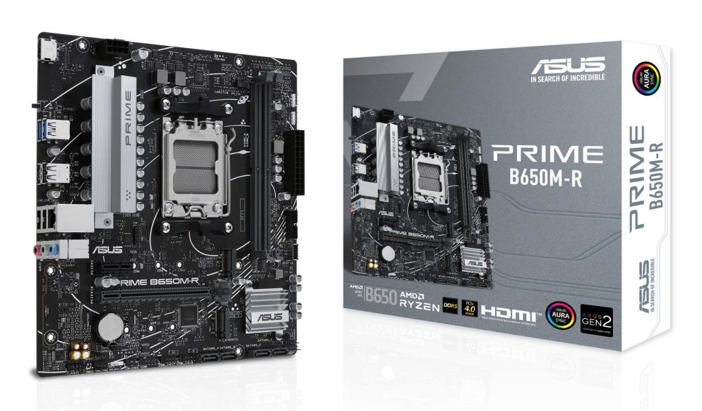 Mainboard|ASUS|AMD B650|SAM5|Micro-ATX|Memory DDR5|Memory slots 2|1xPCI-Express 4.0 1x|2xPCI-Express 4.0 16x|2xM.2|1xHDMI|4xUSB 2.0|2xUSB 3.2|1xRJ45|3xAudio port|PRIMEB650M-R