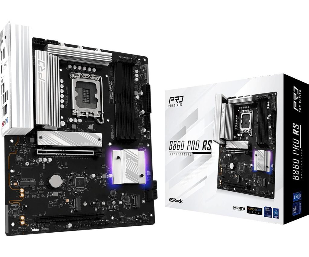 Mainboard|ASROCK|Intel B860 Express|LGA1851|ATX|Memory DDR5|Memory slots 4|1xPCI-Express 4.0 16x|1xPCI-Express 5.0 16x|1xM.2|1xHDMI|1xDisplayPort|1xAudio-In|1xAudio-Out|1xMicrophone|2xUSB 2.0|6xUSB 3.2|1xUSB-C|1xRJ45|B860PRORS