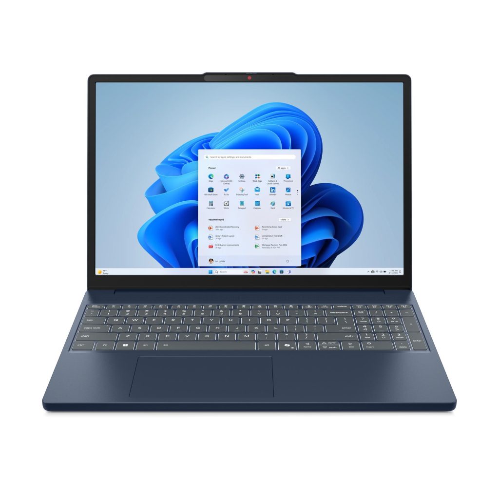 Notebook|LENOVO|IdeaPad|Slim 3 15AHP10|CPU AMD RyzenT 7|8840HS|3.3 GHz|15.3 "|1920 x 1200 pixels|RAM 16 GB|DDR5-SDRAM|SSD 512 GB|Discrete graphics Not available|On-board graphics Yes|Numeric keypad Yes|Colour Blue|Weight 1.63 kg|5600 MHz|83KA003VRM