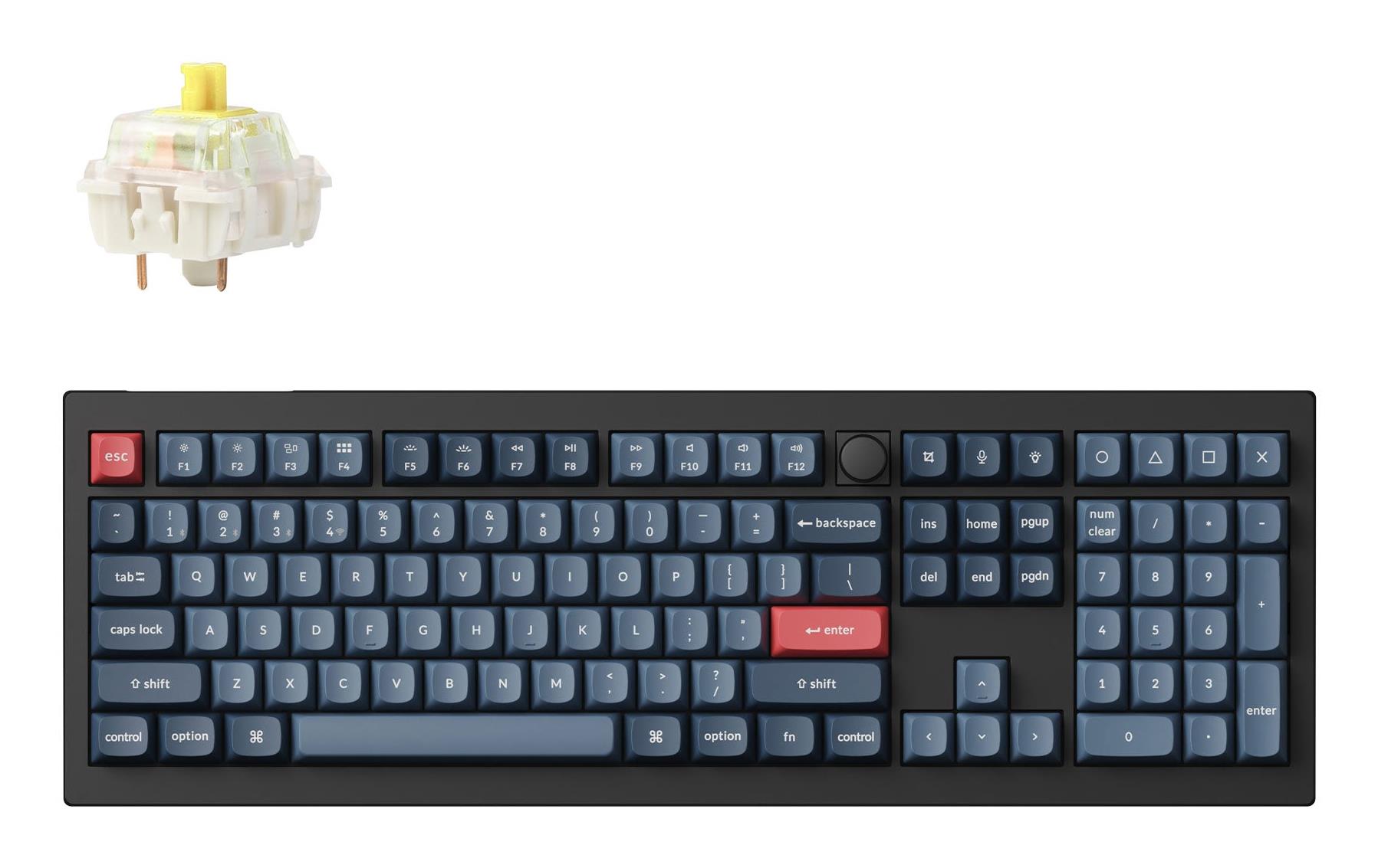KEYBOARD WRL V6 MAX/CARBON BLACK V6M-D4 KEYCHRON