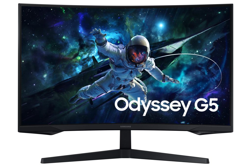 LCD Monitor|SAMSUNG|ODYSSEY G5|32"|Gaming/Curved|Panel VA|16:9|165Hz|1 ms|Tilt|Colour Black|LS32CG554EUXEN