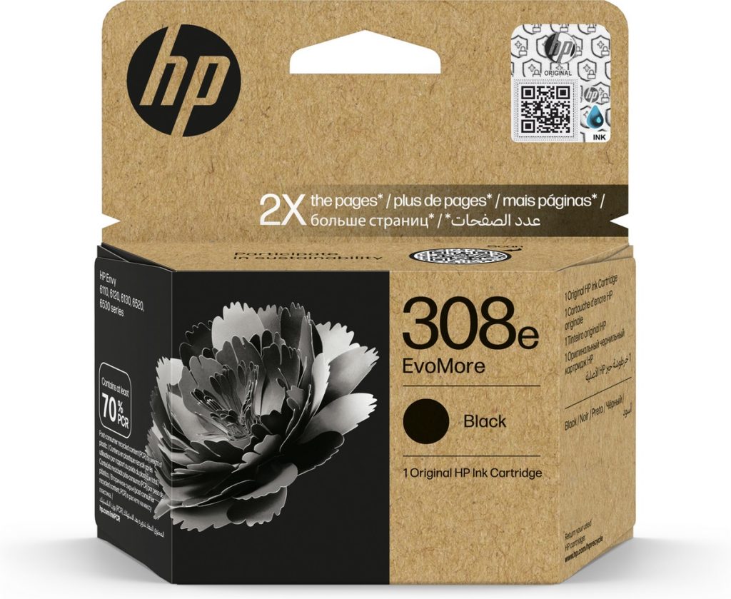 Kasetė HP No.308e XL (7FP22UE) BK 320psl OEM
