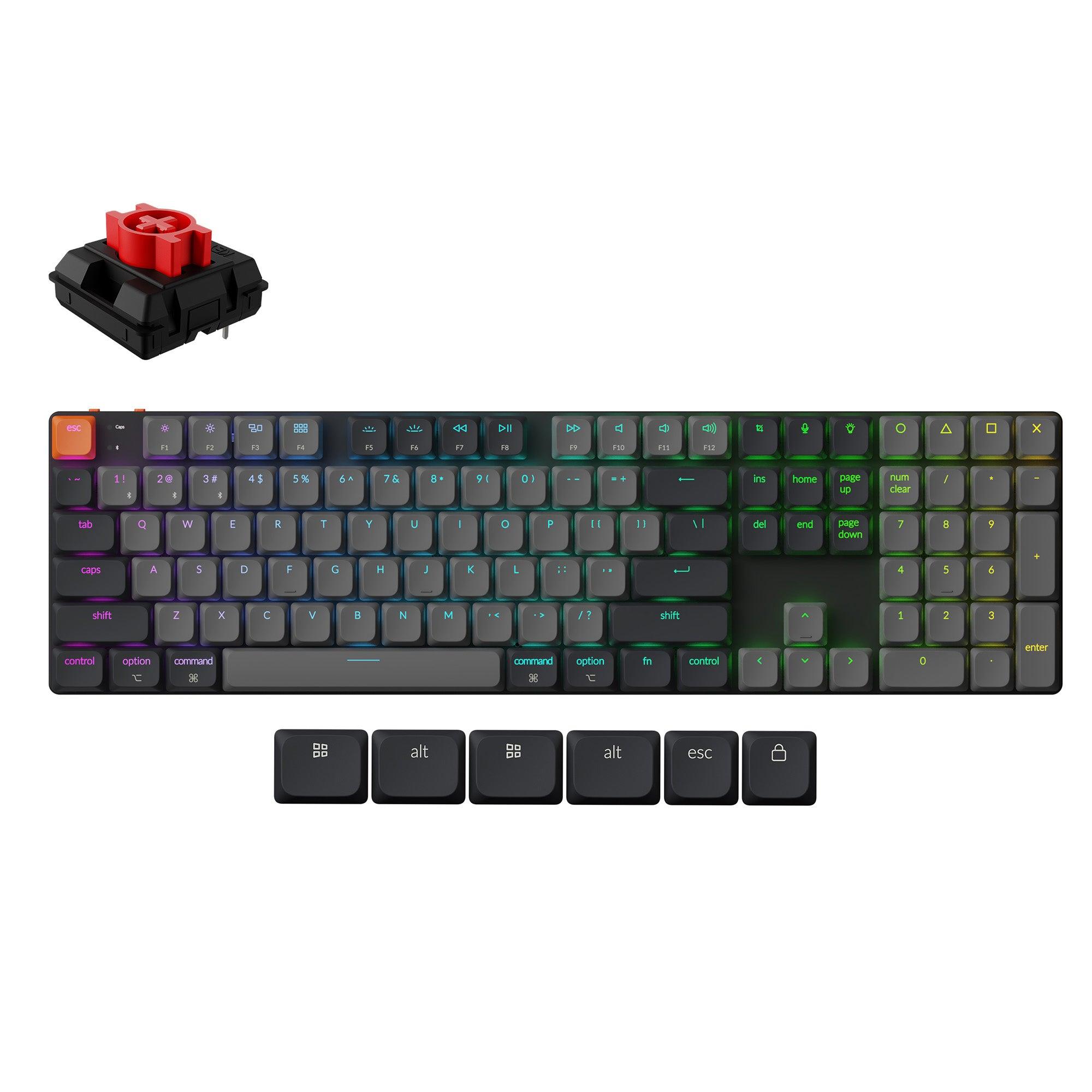 KEYBOARD WRL K5 RGB/BLACK K5X-H1 KEYCHRON