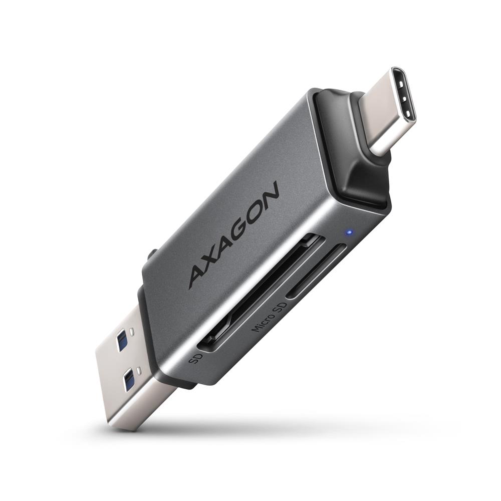 MEMORY READER USB-C+USB3.2 2SL/SD/MICROSD CRE-DAC AXAGON