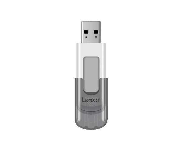 MEMORY DRIVE FLASH USB3 64GB/V100 LJDV100-64GABGY LEXAR