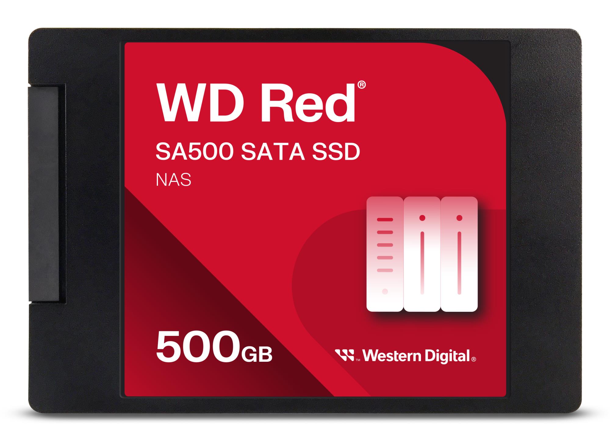 SSD|SANDISK|Red SA500|POWERED BY SANDISK|500 GB|Serial ATA III|Write speed 530 MB/s|Read speed 560 MB/s|2.5"|350xTBW rating|MTBF 1750000 h|WDS500G1R0A